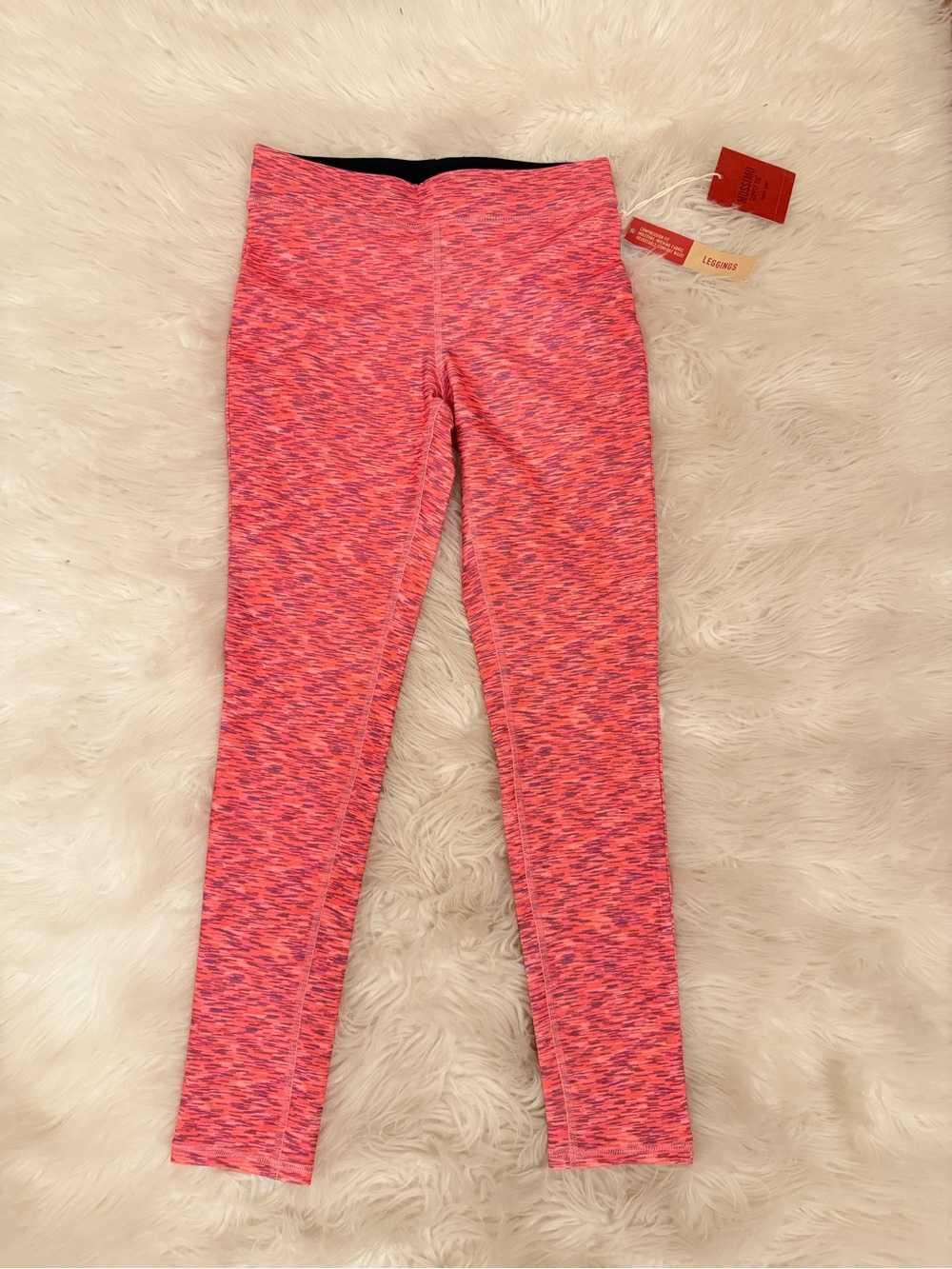 Mossimo Supply Co. Neon Pink Space-Dye Leggings